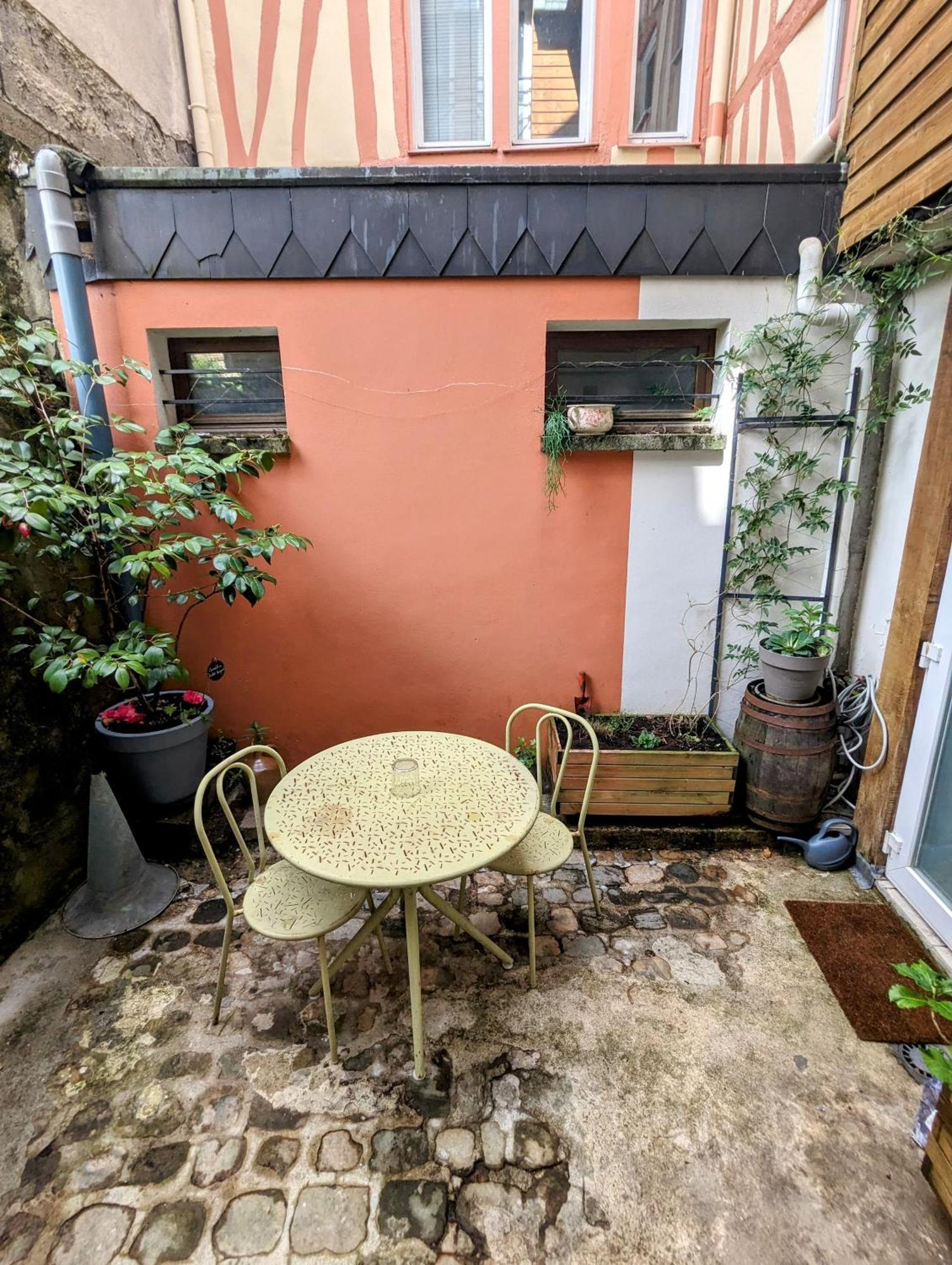 Artist Home - City Center - Bathtub - Terrasse - Full Appartment Rouen Buitenkant foto