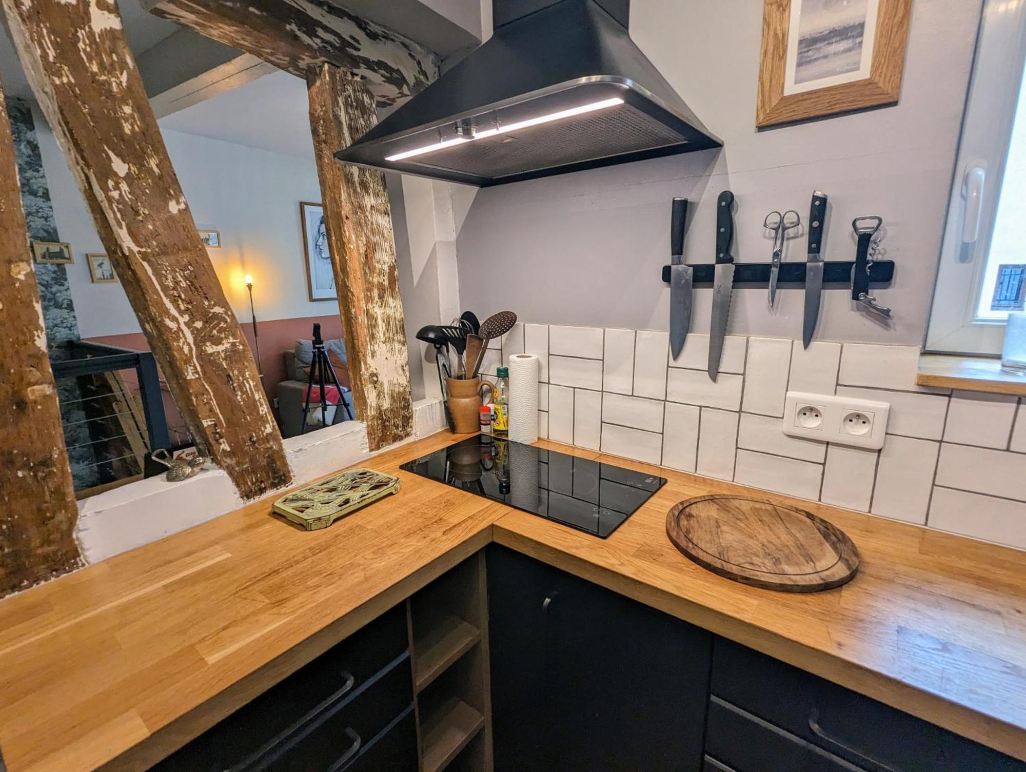 Artist Home - City Center - Bathtub - Terrasse - Full Appartment Rouen Buitenkant foto